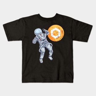 Chainlink Moon Distressed Kids T-Shirt